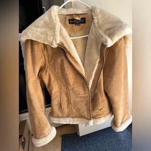 Baby Phat Jacket (Vintage) - Tan Suede
